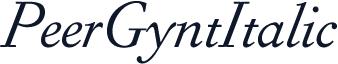 PeerGyntItalic