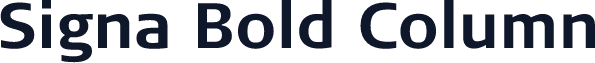 Signa Bold Column