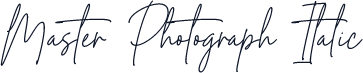 Master Photograph Italic