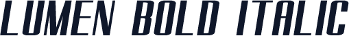 Lumen Bold Italic