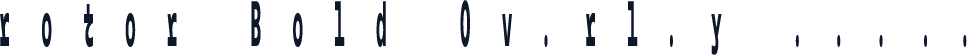 rotor Bold Overlay 292.5