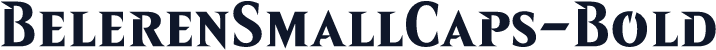 BelerenSmallCaps-Bold