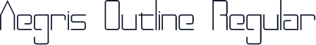 Aegris Outline Regular