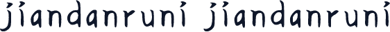 jiandanruni jiandanruni
