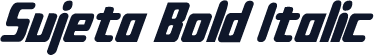 Sujeta Bold Italic