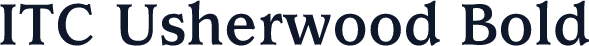 ITC Usherwood Bold