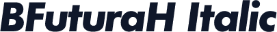 BFuturaH Italic
