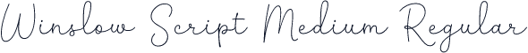 Winslow Script Medium Regular