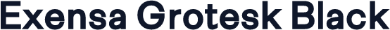 Exensa Grotesk Black