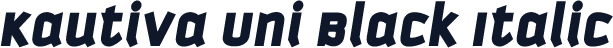 Kautiva Uni Black Italic