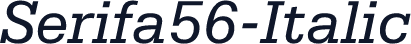 Serifa56-Italic