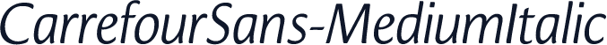 CarrefourSans-MediumItalic