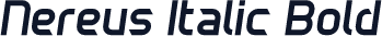 Nereus Italic Bold