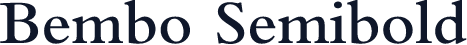 Bembo Semibold
