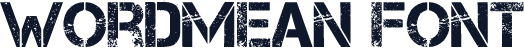 WordMean Font