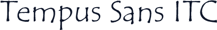 Tempus Sans ITC