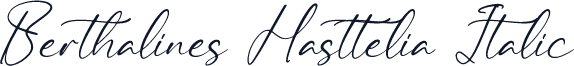 Berthalines Hasttelia Italic