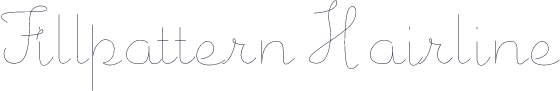 Fillpattern Hairline