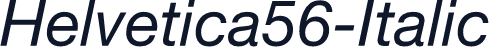 Helvetica56-Italic