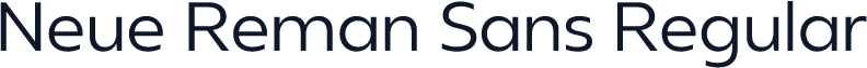 Neue Reman Sans Regular