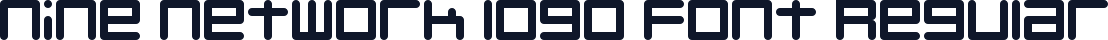 Nine Network logo font Regular