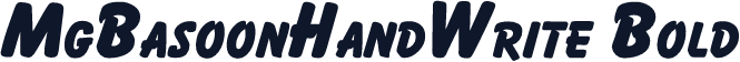 MgBasoonHandWrite Bold