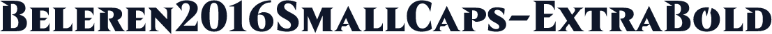 Beleren2016SmallCaps-ExtraBold