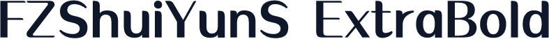 FZShuiYunS ExtraBold