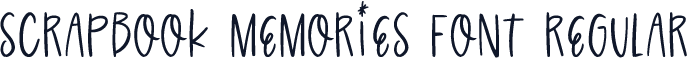 Scrapbook Memories Font Regular