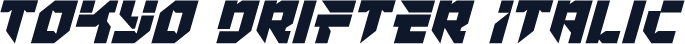 Tokyo Drifter Italic