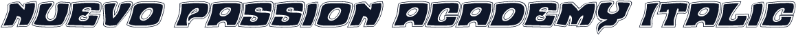 Nuevo Passion Academy Italic