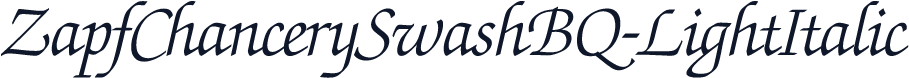 ZapfChancerySwashBQ-LightItalic