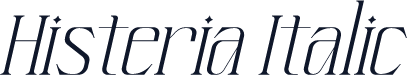 Histeria Italic