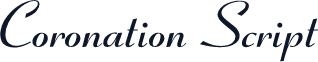 Coronation Script