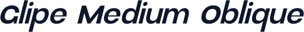 Glipe Medium Oblique