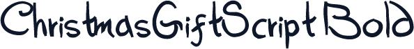 ChristmasGiftScript Bold