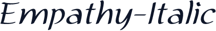 Empathy-Italic