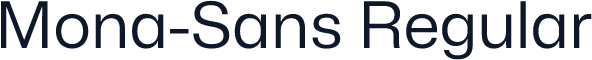Mona-Sans Regular