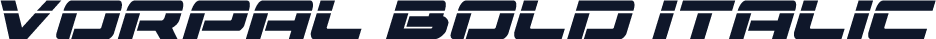 Vorpal Bold Italic
