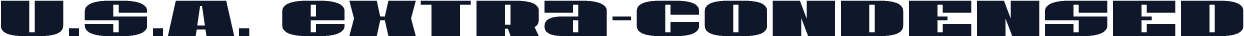 U.S.A. Extra-Condensed