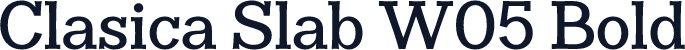 Clasica Slab W05 Bold