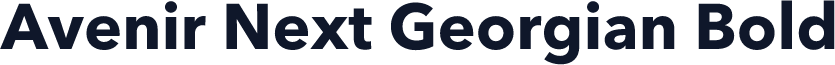 Avenir Next Georgian Bold