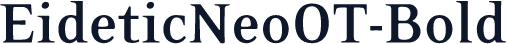 EideticNeoOT-Bold