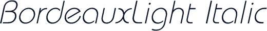 BordeauxLight Italic
