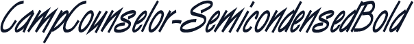 CampCounselor-SemicondensedBold