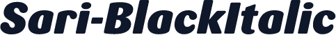Sari-BlackItalic