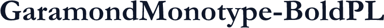 GaramondMonotype-BoldPL