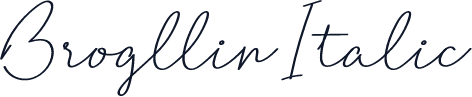 Brogllin Italic
