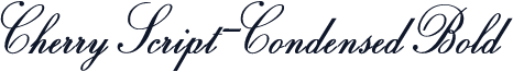 CherryScript-CondensedBold