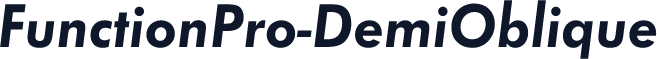 FunctionPro-DemiOblique